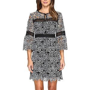 Nanette Lepore Women's Chiaroscura Lace Dress